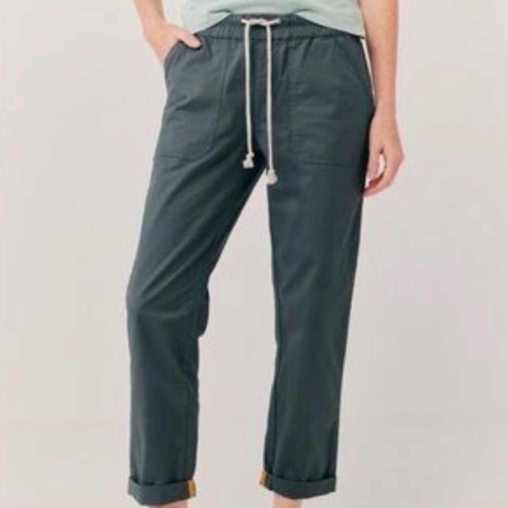 Pact Womens Organic Cotton Twill Pull-On Pant, Large
